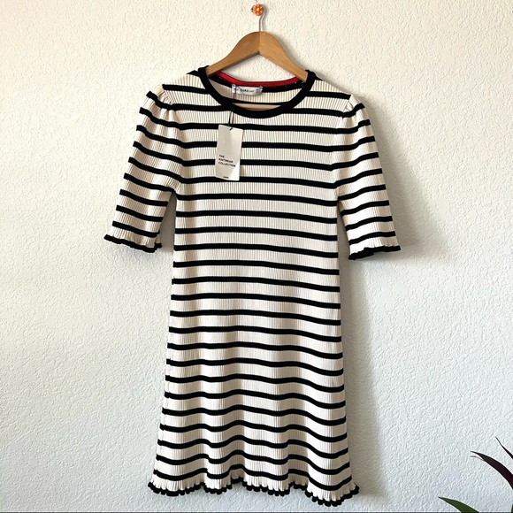 NWT Zara Knit The Knitwear Collection Ribbed Dress Size Small - Picture 2 of 10